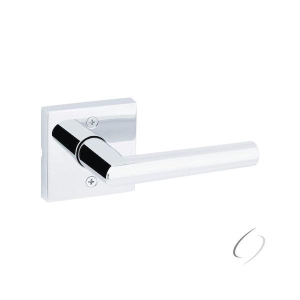 Milan Lever with Square Rose Half Dummy Door Lock Bright Chrome Finish